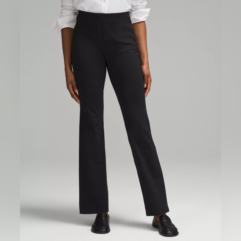 NWT Lululemon Smooth Fit Pull-On High-Rise Pant Regular, Black, Size 4